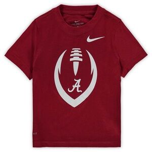 Alabama Nike Dr-Fit Kids Red Graphic T-Shirt
